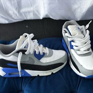 Nike Air Max Sneakers White Blue Gray